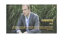 Desktop Screenshot of evanboyerbass.com